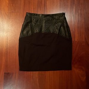 Bebe vegan leather skirt - like new